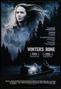 8p1283 WINTER'S BONE 1sh 2010 Jennifer Lawrence, Missouri Ozarks poverty meth mystery thriller!