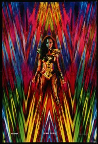 8p1292 WONDER WOMAN 1984 int'l teaser DS 1sh 2020 great colorful 80s inspired image of Gal Gadot!