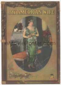 8r0420 MY AMERICAN WIFE herald 1922 pretty American Gloria Swanson goes to Argentina, ultra rare!