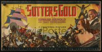 8r0636 SUTTER'S GOLD pressbook 1936 Edward Arnold & Binnie Barnes in California Gold Rush, rare!