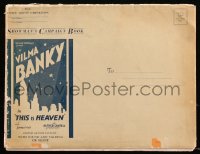 8r0643 THIS IS HEAVEN pressbook 1929 Vilma Banky finds love with James Hall in New York City!