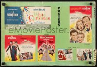 8r0655 WHITE CHRISTMAS spiral-bound pressbook 1954 Crosby, Kaye, Clooney, Vera-Ellen, ultra rare!