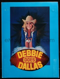 8r0033 DEBBIE DOES DALLAS presskit 1978 Bambi Woods & sexy Texas Cowgirls, contains NO stills!