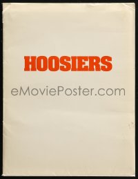 8r0037 HOOSIERS presskit 1986 Gene Hackman, Indiana sports, best basketball movie ever!