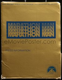 8r0041 MARATHON MAN presskit 1976 Dustin Hoffman, William Goldman, John Schlesinger classic!