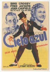 8r0835 BLUE SKIES Spanish herald 1946 Fred Astaire, Bing Crosby, Joan Caulfield, Arago art!