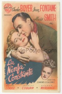 8r0869 CONSTANT NYMPH Spanish herald 1943 Joan Fontaine, Charles Boyer, Alexis Smith, different!