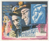 8r0963 IN HARM'S WAY Spanish herald 1965 different art of John Wayne & Kirk Douglas, ultra rare!