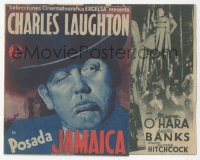 8r0712 JAMAICA INN 4pg Spanish herald 1941 Hitchcock, Charles Laughton, Maureen O'Hara, different!
