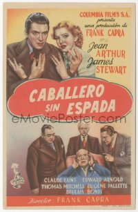 8r1036 MR. SMITH GOES TO WASHINGTON vertical Spanish herald 1949 Capra, Stewart, Arthur, different!