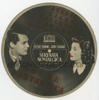 8r0782 PENNY SERENADE die-cut Spanish herald 1943 Cary Grant, Irene Dunne, different record design!