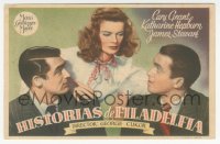 8r1070 PHILADELPHIA STORY Spanish herald 1944 Katharine Hepburn, Cary Grant, James Stewart