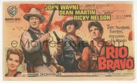 8r1093 RIO BRAVO Spanish herald 1959 John Wayne, Ricky Nelson, Dean Martin, Angie Dickinson, Hawks