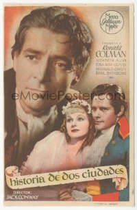 8r1139 TALE OF TWO CITIES Spanish herald 1936 Ronald Colman, Elizabeth Allan, Charles Dickens!