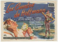 8r1140 TALES OF HOFFMANN Spanish herald 1953 Powell & Pressburger, art of ballerina Moira Shearer!