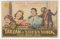 8r1146 TARZAN'S NEW YORK ADVENTURE Spanish herald 1947 Johnny Weissmuller, O'Sullivan, Sheffield!