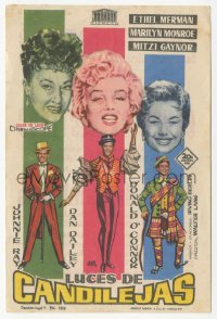 8r1150 THERE'S NO BUSINESS LIKE SHOW BUSINESS Spanish herald 1959 Jano art of Marilyn Monroe & cast!