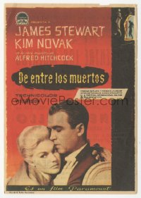 8r1167 VERTIGO Spanish herald 1959 Alfred Hitchcock, James Stewart, Kim Novak, Albericio art!