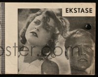 8r0251 ECSTASY Danish program 1933 Hedy Lamarr billed as Hedy Kiesler, different images!