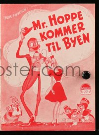 8r0275 MR. BUG GOES TO TOWN Danish program 1951 Dave Fleischer cartoon, different & ultra rare!