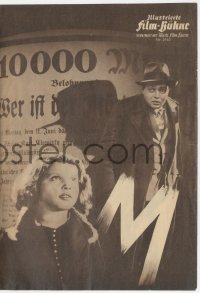 8r0010 M German program R1960 Fritz Lang classic, different images of child murderer Peter Lorre!