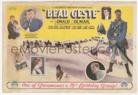 8r0333 BEAU GESTE herald 1926 great images of Ronald Colman & French Foreign Legionnaires!