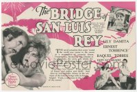 8r0342 BRIDGE OF SAN LUIS REY herald 1929 Lili Damita in classic Thornton Wilder doomed romance!