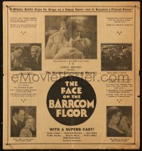 8r0368 FACE ON THE BARROOM FLOOR herald 1932 banker goes from rich to broke because of Demon Rum!