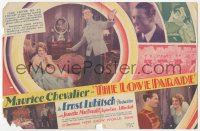8r0409 LOVE PARADE herald 1929 great images of Maurice Chevalier in marching band uniform!
