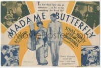 8r0412 MADAME BUTTERFLY herald 1933 Asian Sylvia Sidney was born to love Cary Grant, rare!