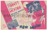 8r0424 NEW MOON herald 1930 Lawrence Tibbett, Grace Moore, cool artwork of sexy dancers, rare!