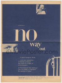 8r0426 NO WAY OUT herald 1950 wonderful designs by both Paul Rand AND Erik Nitsche, rare!