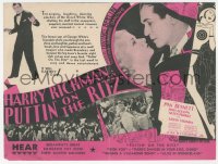 8r0434 PUTTIN' ON THE RITZ herald 1930 Harry Richman, Joan Bennett, Irving Berlin New York musical!