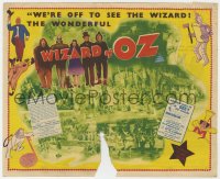 8r0319 WIZARD OF OZ Australian herald 1940 biggest screen sensation since Snow White, ultra rare & different!