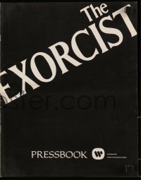 8r0556 EXORCIST pressbook 1974 William Friedkin, Max Von Sydow, William Peter Blatty horror classic!