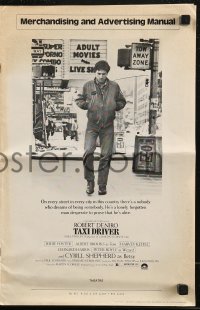 8r0639 TAXI DRIVER pressbook 1976 Robert De Niro, Martin Scorsese & Paul Schrader classic!