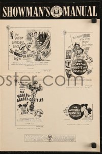 8r0660 WORLD OF ABBOTT & COSTELLO pressbook 1965 Bud & Lou's greatest laughmakers!