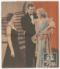 8r0760 WIFE VERSUS SECRETARY 4pg Spanish herald 1939 Clark Gable, Jean Harlow, Myrna Loy, different!