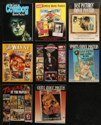 8s0404 LOT OF 8 BRUCE HERSHENSON SOFTCOVER MOVIE POSTER BOOKS 1996-2005 filled with color images!