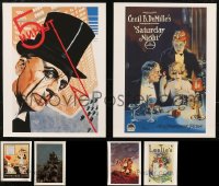 8s0701 LOT OF 6 UNFOLDED REPRODUCTION POSTERS 2000s great images from classic movies & more!