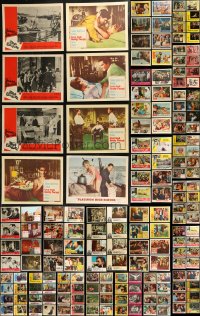 8s0155 LOT OF 244 1960S LOBBY CARDS 1960s incomplete sets from a variety of different movies!