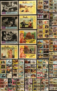 8s0157 LOT OF 235 1960S LOBBY CARDS 1960s incomplete sets from a variety of different movies!
