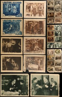 8s0189 LOT OF 34 1920S LOBBY CARDS 1920s incomplete sets from a variety of different silent movies!