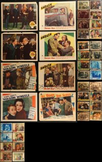 8s0184 LOT OF 54 1930S LOBBY CARDS 1930s incomplete sets from a variety of different movies!