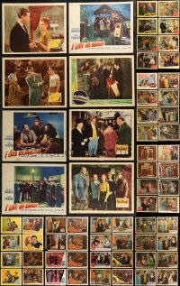 8s0176 LOT OF 86 1940S LOBBY CARDS 1940s incomplete sets from a variety of different movies!
