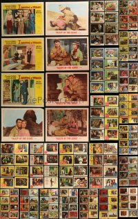 8s0159 LOT OF 220 1950S LOBBY CARDS 1950s incomplete sets from a variety of different movies!