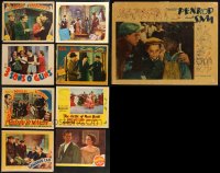 8s0198 LOT OF 17 LOBBY CARDS 1930s-1940s great scenes from a variety of different movies!