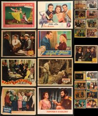 8s0194 LOT OF 25 LOBBY CARDS 1930s-1950s great scenes from a variety of different movies!