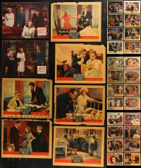 8s0186 LOT OF 45 MOSTLY 1930S-40S LOBBY CARDS 1930s-1940s incomplete sets from a variety of movies!