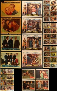 8s0183 LOT OF 60 MOSTLY 1930S-40S LOBBY CARDS 1930s-1940s incomplete sets from a variety of movies!